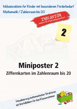 Miniposter 2: Ziffernkarten im Zahlenraum bis 20 (ebook)