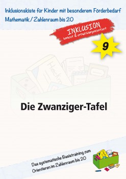 Inklusionskiste - Die Zwanziger-Tafel (ebook)